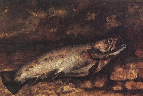 Gustave Courbet The Trout oil painting picture